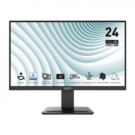 MONITOR MSI PRO MP2412 PROFESSIONAL 24" FLAT FHD 100Hz REGULABLE HDMI/DP