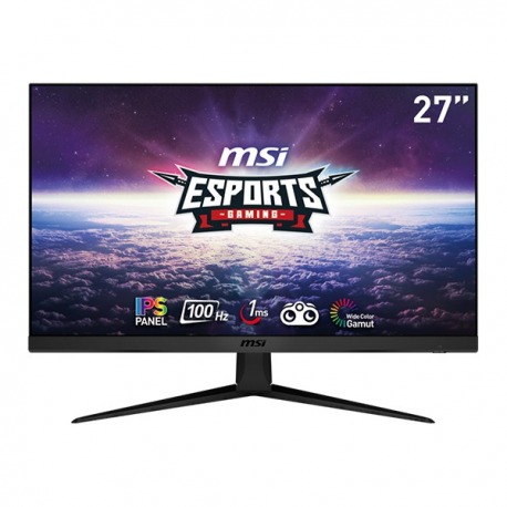 MONITOR MSI G2172V ESPORTS GAMING 27" 100HZ FHD/FLAT IPS/WIDE COLOR GAMUT/VISION NOCTURNA