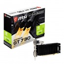 TARJETA DE VIDEO NVIDIA MSI GT730K 2GB GeForce® GT 730 PCI 2.0 1600MHz 64bit