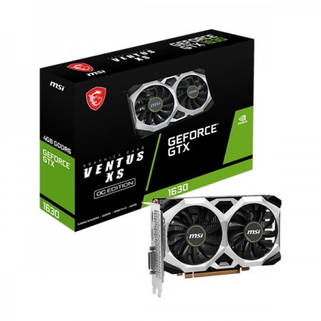 TARJETA DE VIDEO MSI GeForce® GTX1630 4GB DDR6 NVIDIA VENTUS XS 64BITS