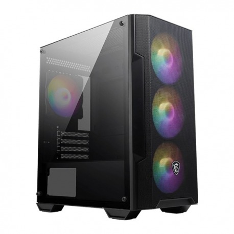 CASE GAMING MSI MAG M100A FORGE AIRFLOW 4 FAN RGB / FILTRO MAGNETICO / VIDRIO PANORAMICO