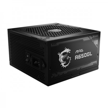 MSI MAG A650GL FUENTE DE ALIMENTACION PARA CASE GAMER 80PLUS GOLD 650W