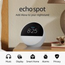 AMAZON ECHO SPOT WATCH B0BFCBKXWL-VT BLANCO CON ASISTENTE VIRTUAL ALEXA 120/220V