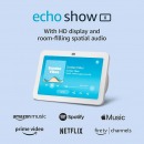 AMAZON ECHO SHOW 8 3RA GEN BLANCO N85SD6 CON ASISTENTE VIRTUAL ALEXA / PANTALLA INTELIGENTE HD