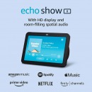 AMAZON ECHO SHOW 8 3RA GEN NEGRO N85SD6 CON ASISTENTE VIRTUAL ALEXA / PANTALLA INTELIGENTE HD