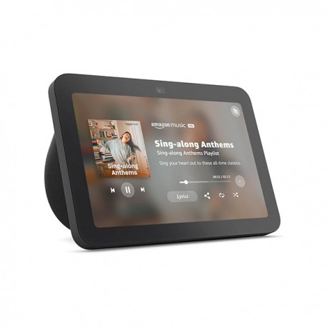 AMAZON ECHO SHOW 8 3RA GEN NEGRO N85SD6 CON ASISTENTE VIRTUAL ALEXA / PANTALLA INTELIGENTE HD