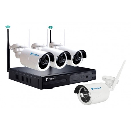 KIT TERRAX CCTV C101P2BWK4