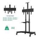 Soporte Móvil ajustable AVA1800-70-1P para Pantalla 32" - 90" hasta 90KG de peso Negro