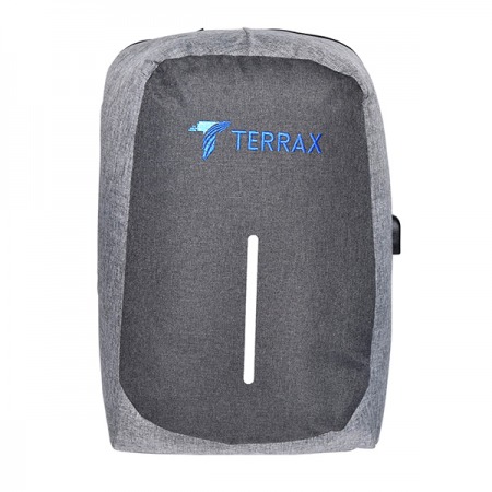 Mochila Reflectiva Antirrobo TERRAX TXL67115B-4 15.6" Cierre Oculto + USB