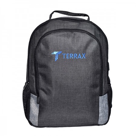 Mochila Reflectiva Viajera TERRAX TXL87115B 15.6" 2 Cierres + USB