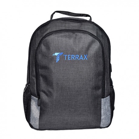 Mochila Reflectiva Viajera TERRAX TXL87115B 15.6" 2 Cierres + USB