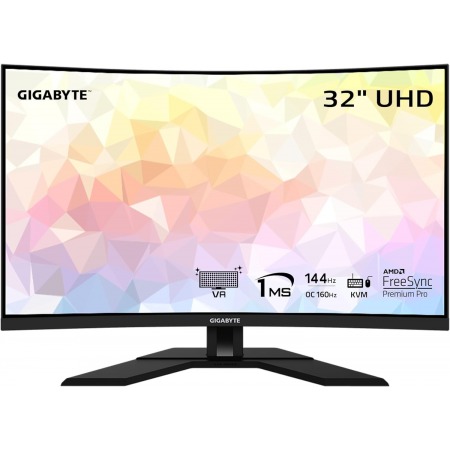 MONITOR GIGABYTE 32" M32UC-SA CURVO 3840 X 2160 (UHD) 4K 144HZ