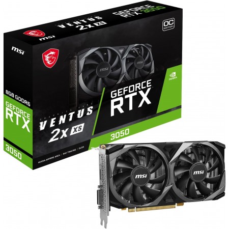 TARJETA DE VIDEO MSI VENTUS RTX 3050 8GB 2X DDR6