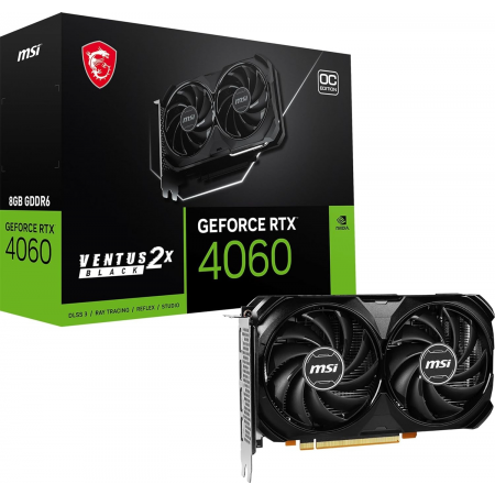 TARJETA DE VIDEO MSI VENTUS NVIDIA GEFORCE RTX 4060 8GB 2X