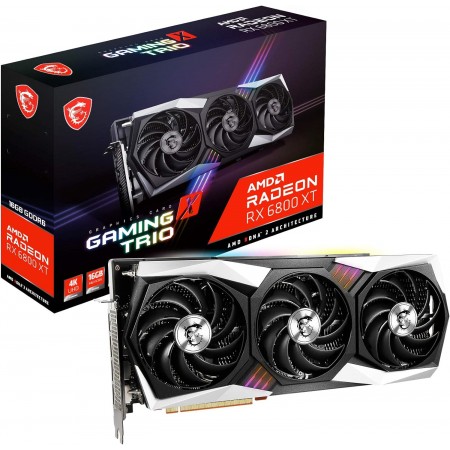 TARJETA DE VIDEO MSI RX6800 GAMING X TRIO 16GB DDR6 4K