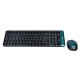 TECLADO/MOUSE WIFI TX-220 VERDE